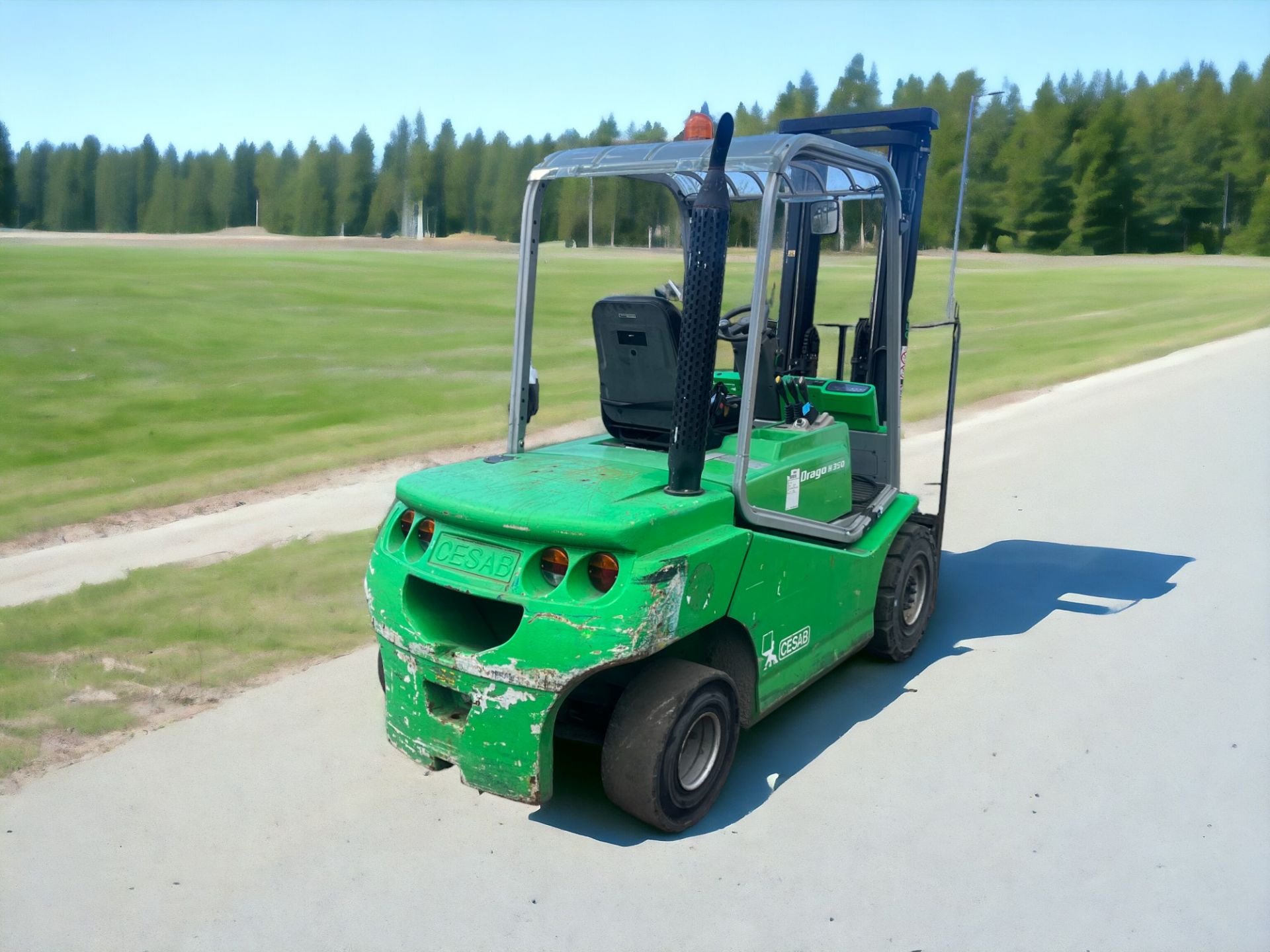 YEAR - 2007 CESAB DRAGO H350 DIESEL FORKLIFT - Image 5 of 6