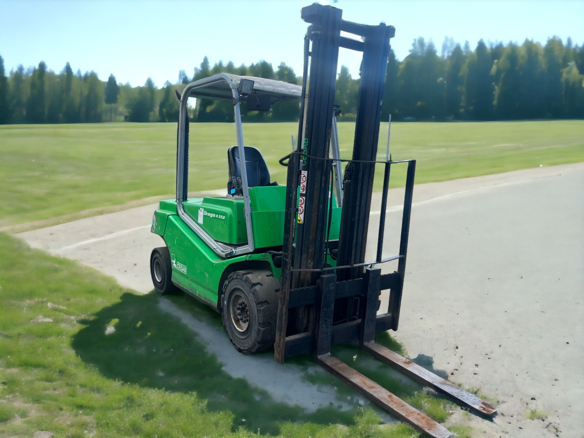 YEAR - 2007 CESAB DRAGO H350 DIESEL FORKLIFT - Image 3 of 6
