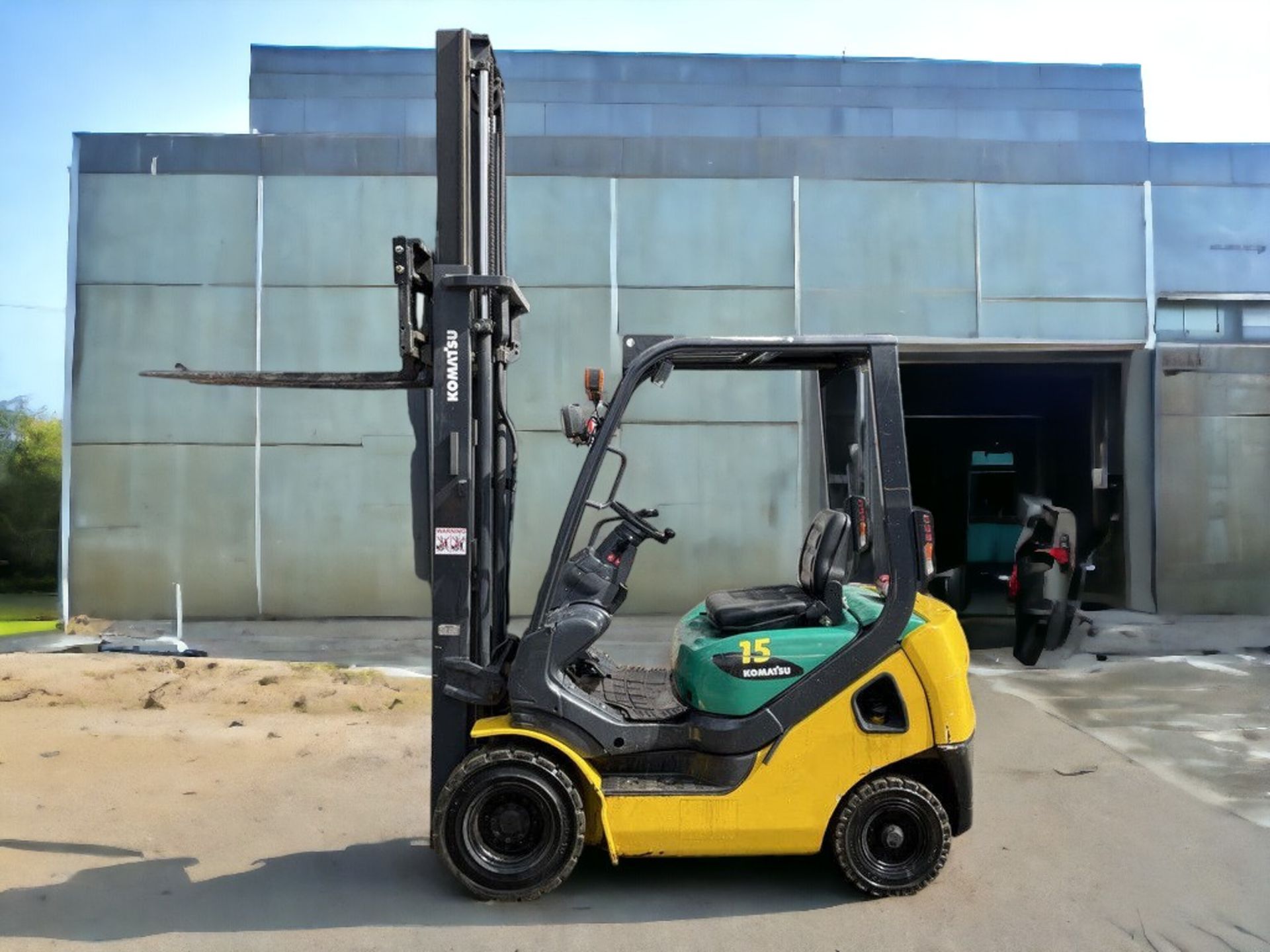 2008 KOMATSU FD15T-20R DIESEL FORKLIFT - Image 5 of 12