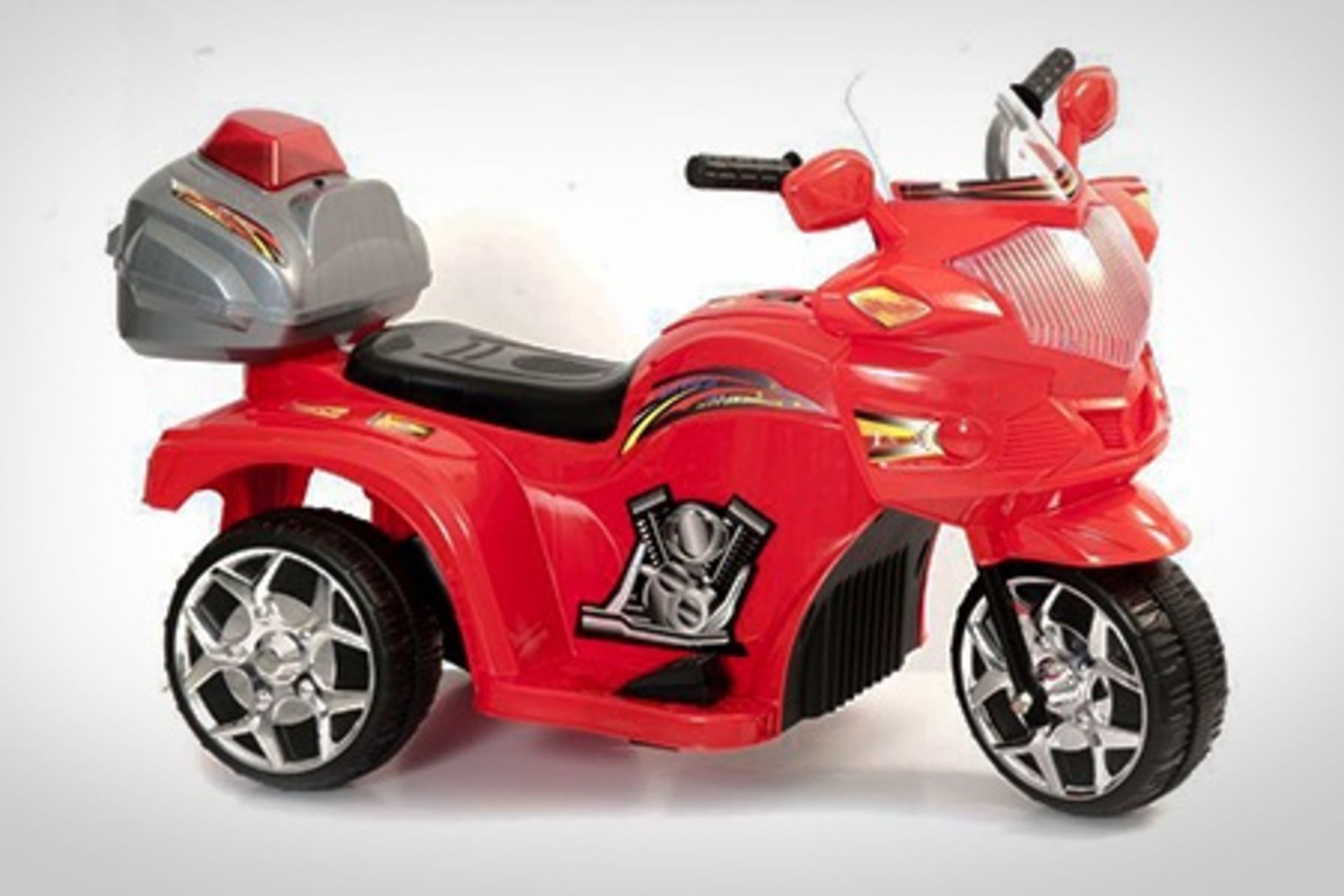 20 X 6V ELECTRIC RED POLICE-THEMED KIDS RIDEON TRIKES - BARGAIN! ** BRAND NEW ** - Bild 5 aus 5