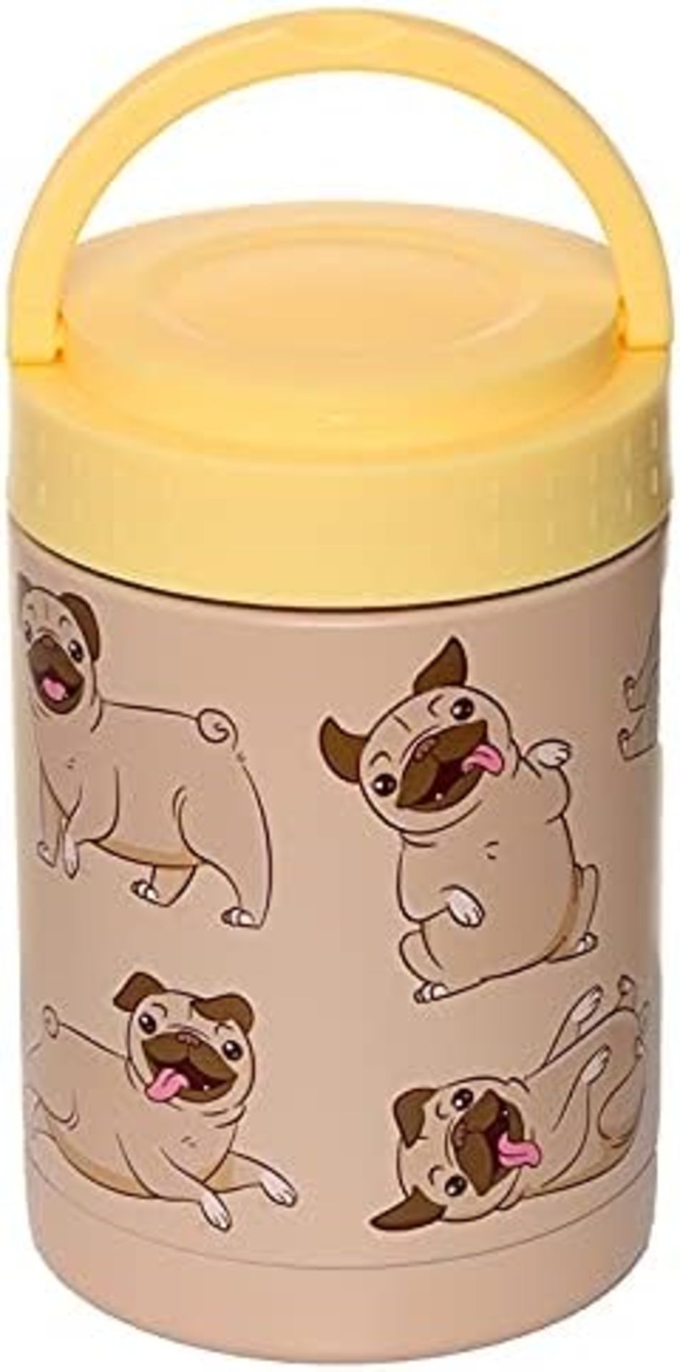 20 X NEW PUG HOT & COLD LUNCH POT 500ML