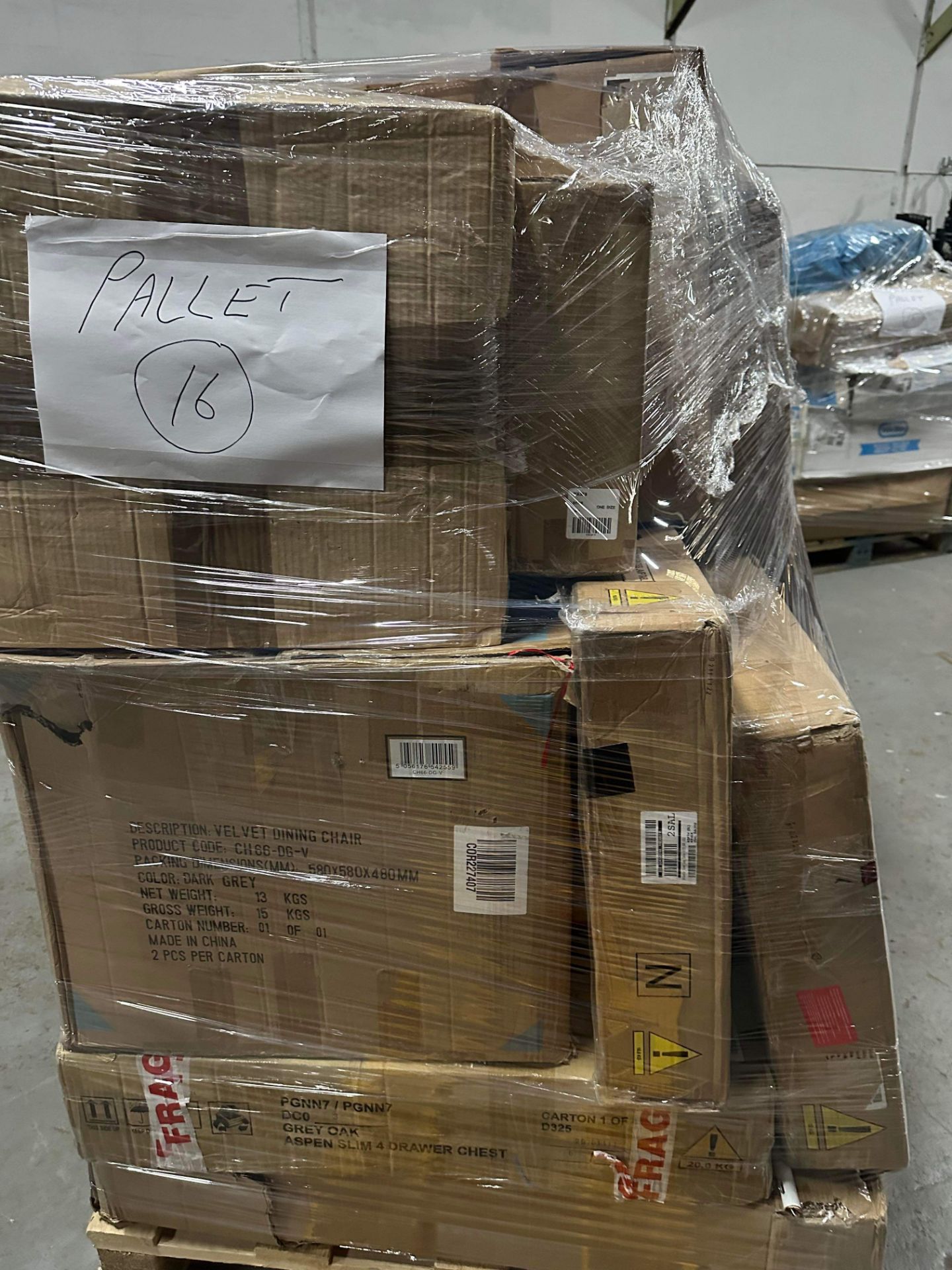 CUSTOMER RETURNS PALLETS