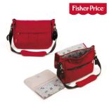 25 X NEW FISHER PRICE BABY BAG+ACC 36X11X29 RED