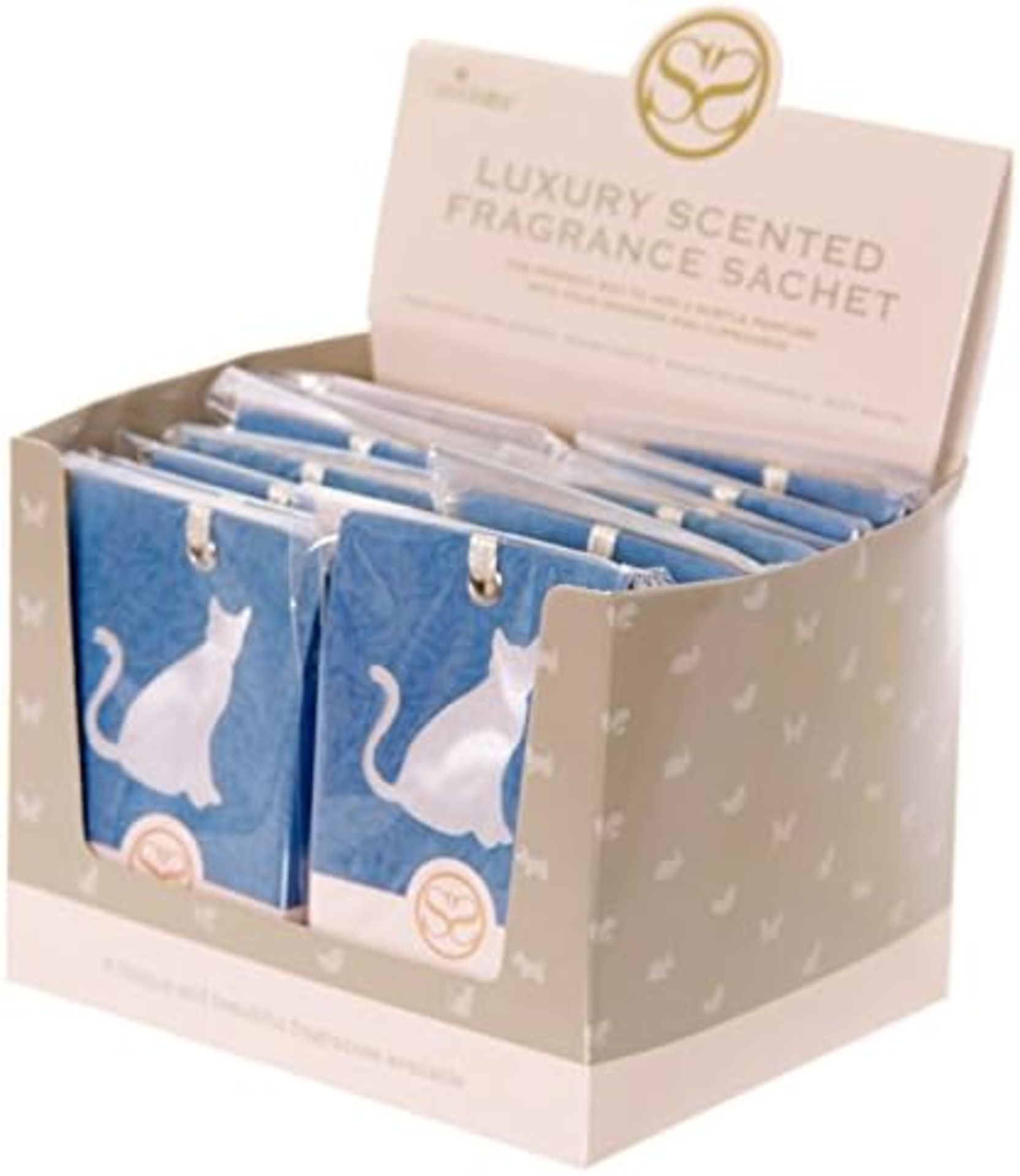 250 X NEW CAT DESIGN OCEAN BREEZE SCENTED SACHET