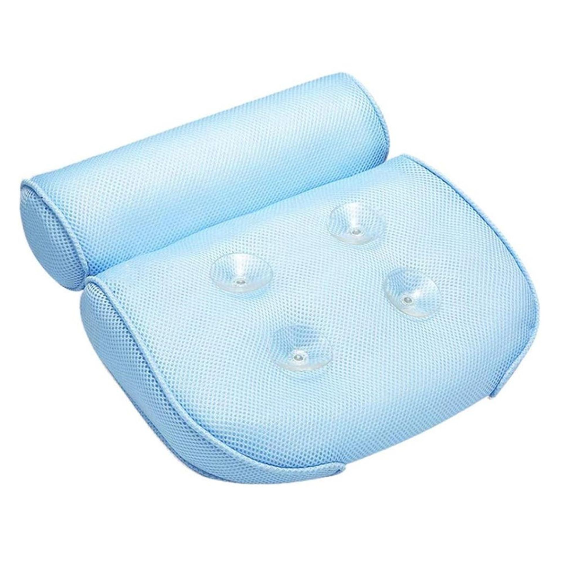 75 X NEW SPA MESH BATH PILLOW BLUE - Image 2 of 3