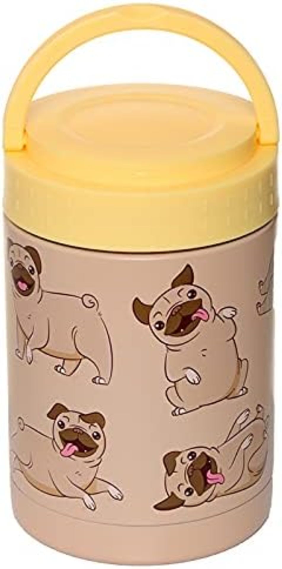 16 X NEW PUG HOT & COLD LUNCH POT 500ML