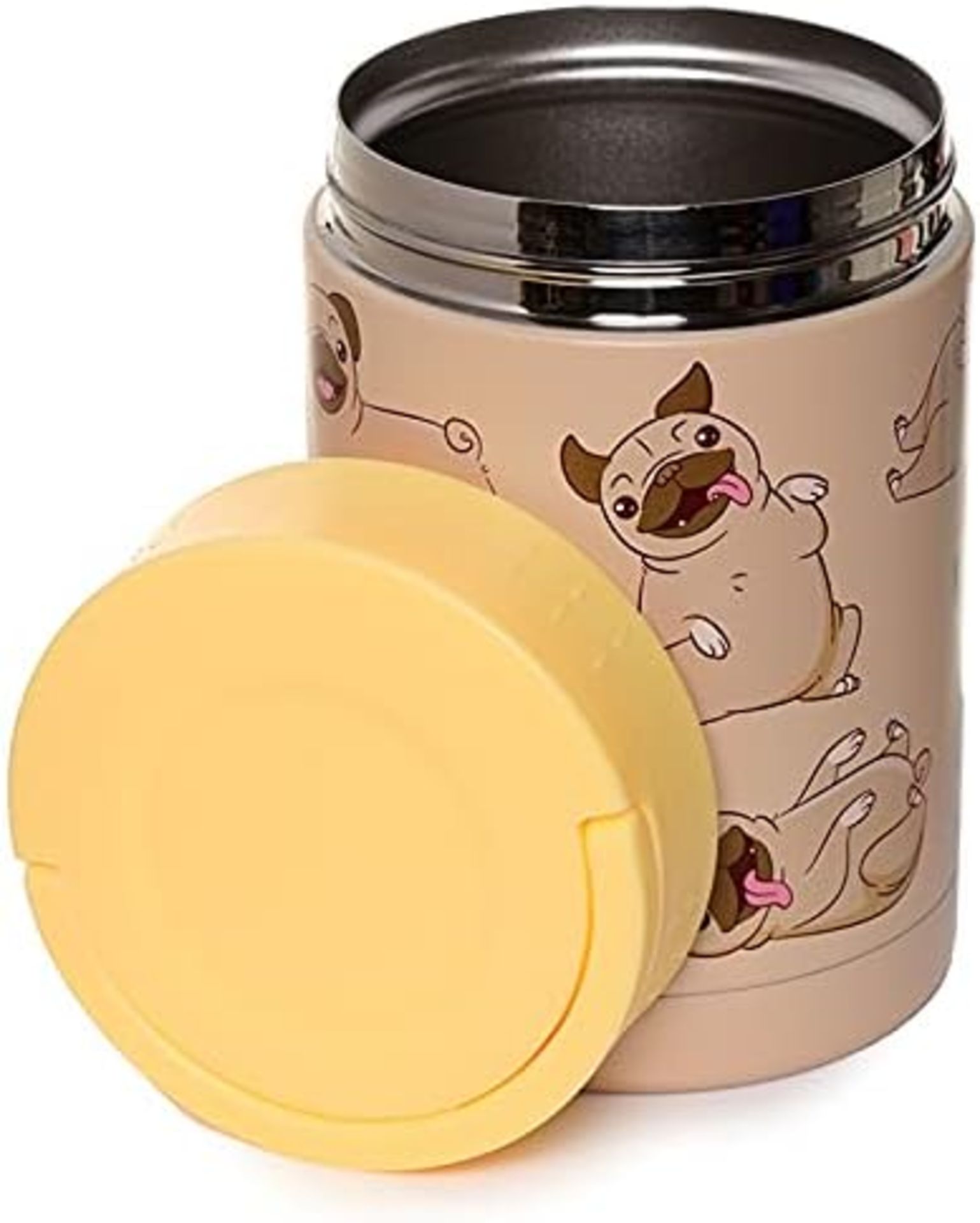 20 X NEW PUG HOT & COLD LUNCH POT 500ML - Image 3 of 4