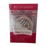 50 X NEW BW CLEAR BRA STRAPS - 2 PAIRS