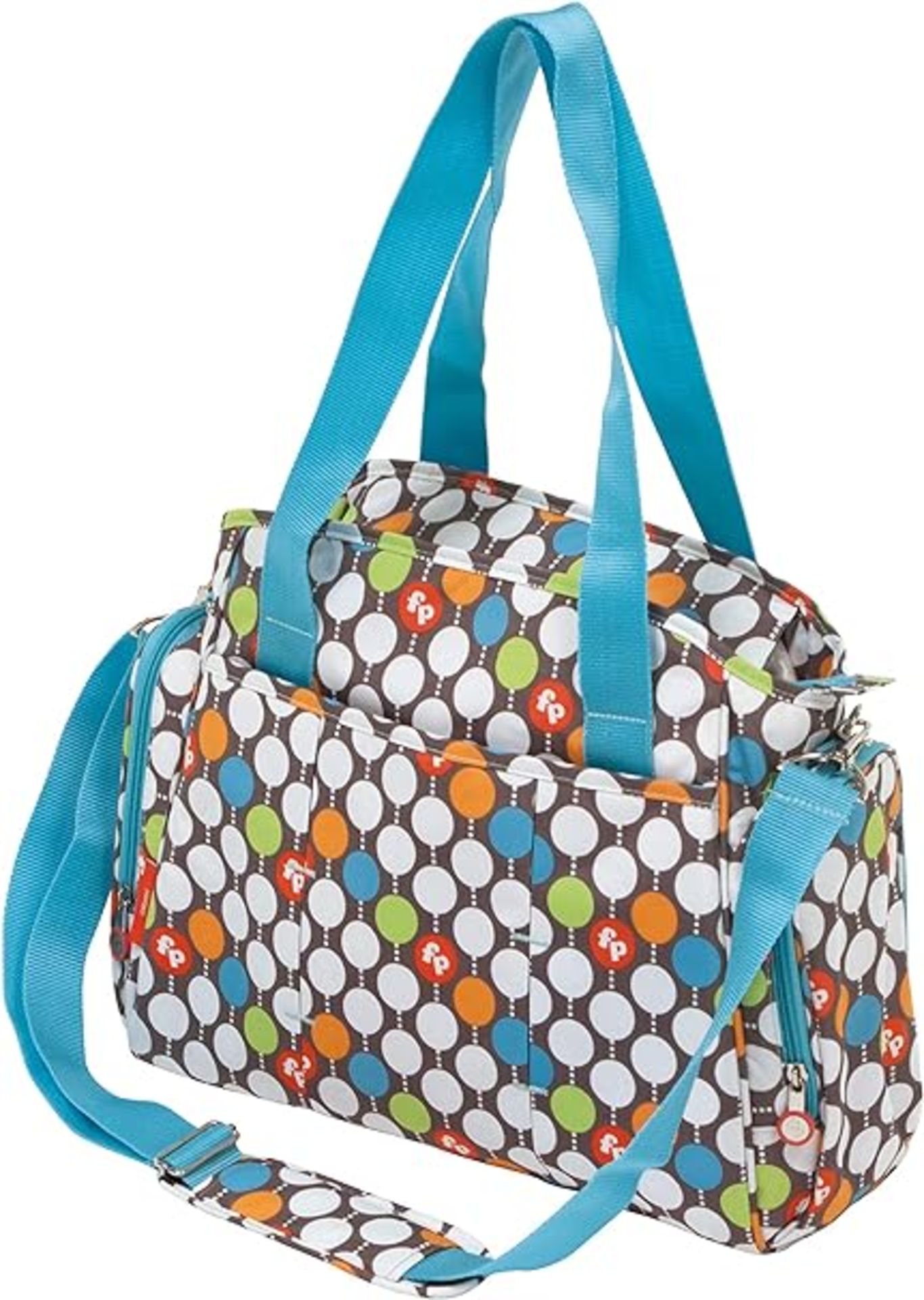 10 X NEW FISHER PRICE BABY BAG+ACC 37X17X32.5 DOTS