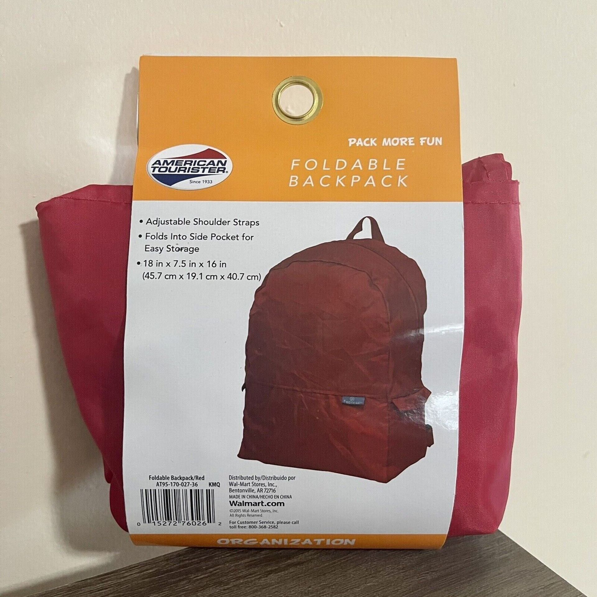 JOBLOT 200 X NEW BACKPACKS - MIX OF RED AND GREY - 45.7 X 40.7CM - - Image 3 of 4