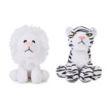 1000 X PLUSH TOYS, ASSORTMENT OF WHITE LION AND WHITE TIGER, RRP £10,000