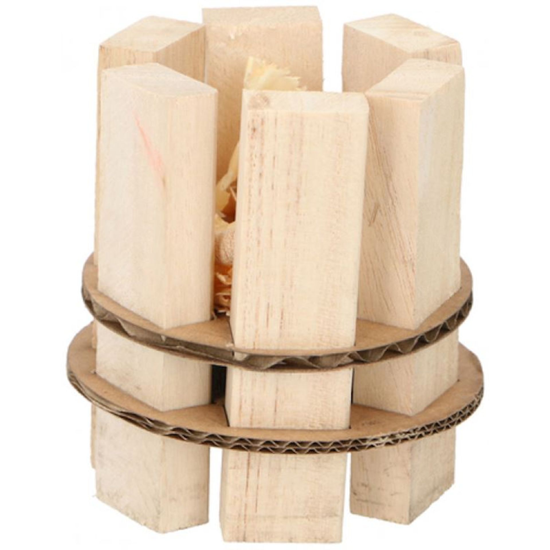 500 X NEW FIRE WOOD STARTER D7,5X8CM WD - Bild 2 aus 2