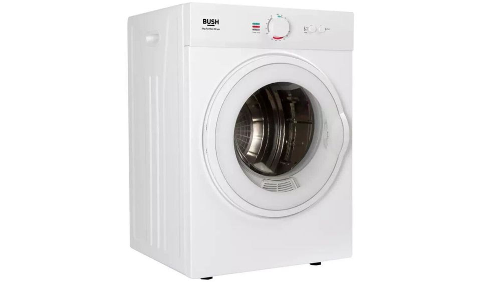BRAND NEW BUSH TD3CNBW 3KG VENTED TUMBLE DRYER - WHITE - Image 4 of 4