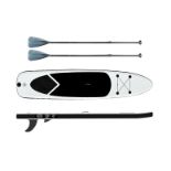 FREE DELIVERY - LARGE 2-PERSON INFLATABLE PADDLE BOARD W/ ACCESSORIES - BLACK