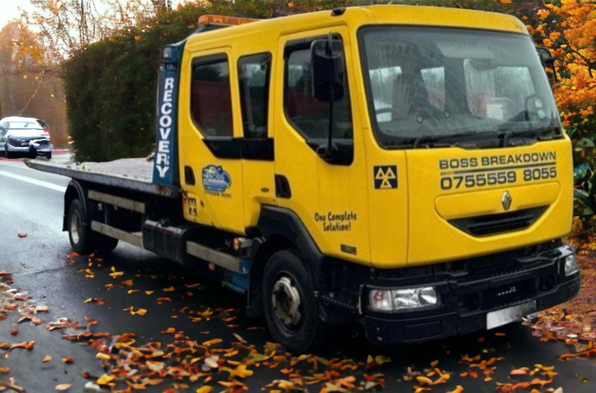 2001 RENAULT MIDLUM CREWCAB TILT 'N' SLIDE RECOVERY TRUCK