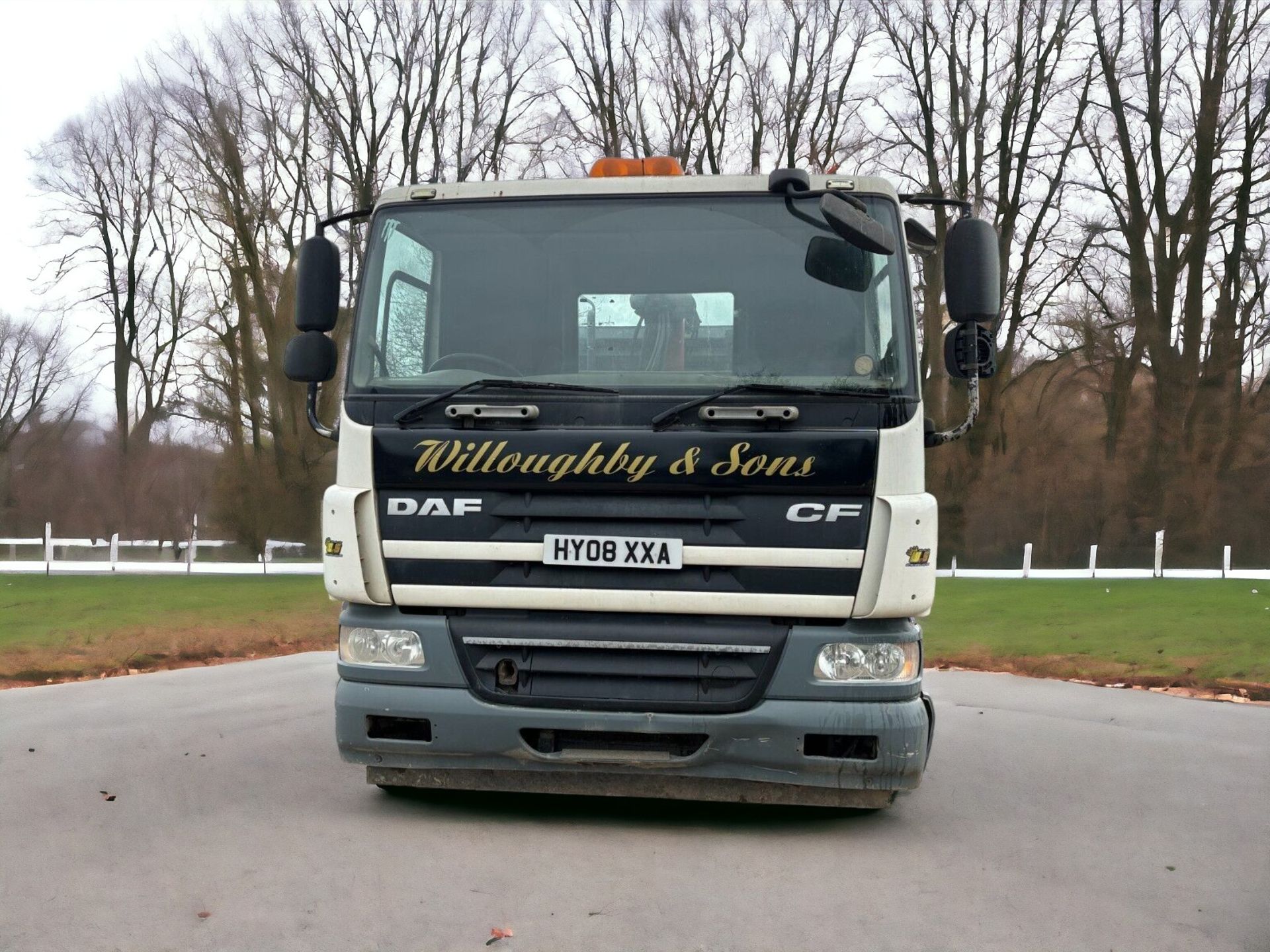 2008 DAF CF75 310 GRABWAGON WITH PALFINGER EPSILON CRANE