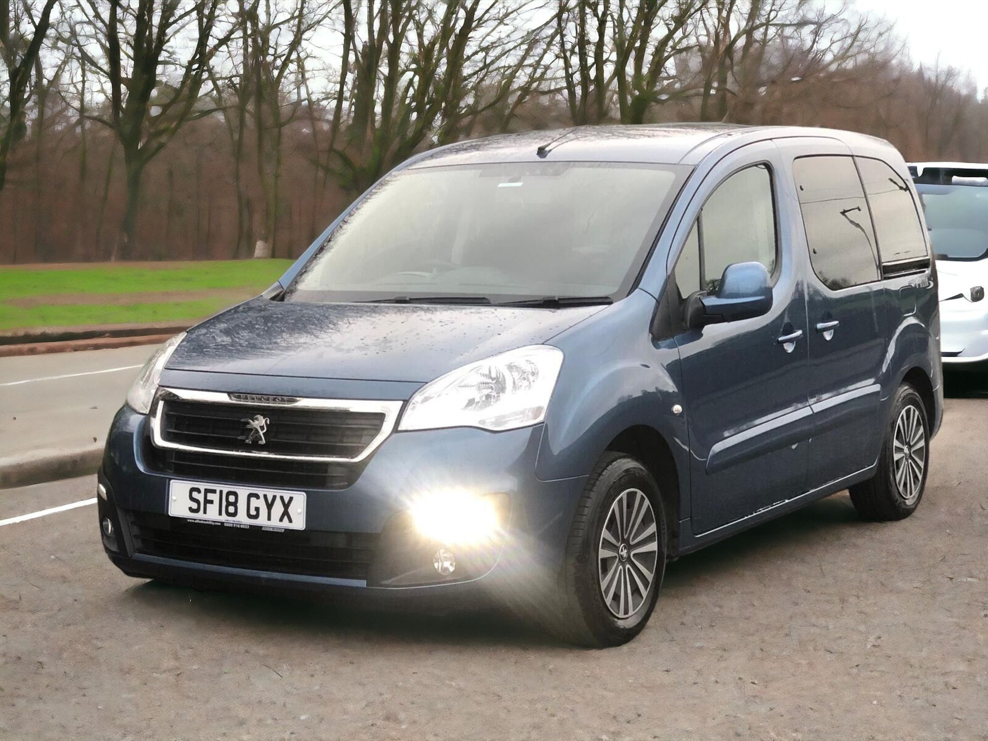 EXCEPTIONAL 2018/18 PEUGEOT PARTNER ACTIVE WHEELCHAIR ACCESSIBLE VEHICLE >>--NO VAT ON HAMMER--<<