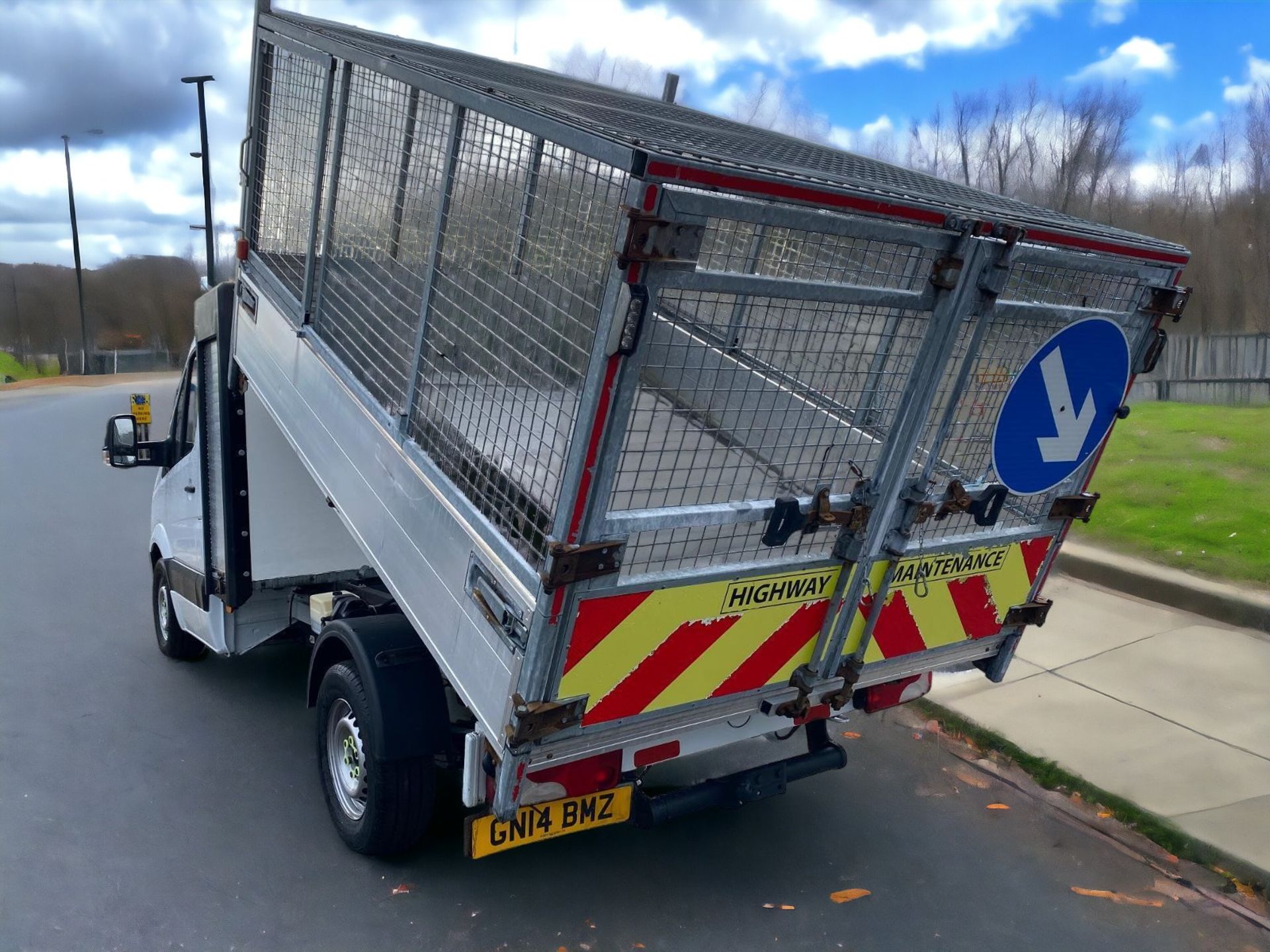 2014 MERCEDES-BENZ SPRINTER 313 TWIN TURBO ALUMINIUM CAGE 10FT TIPPER TRUCK - Image 5 of 12