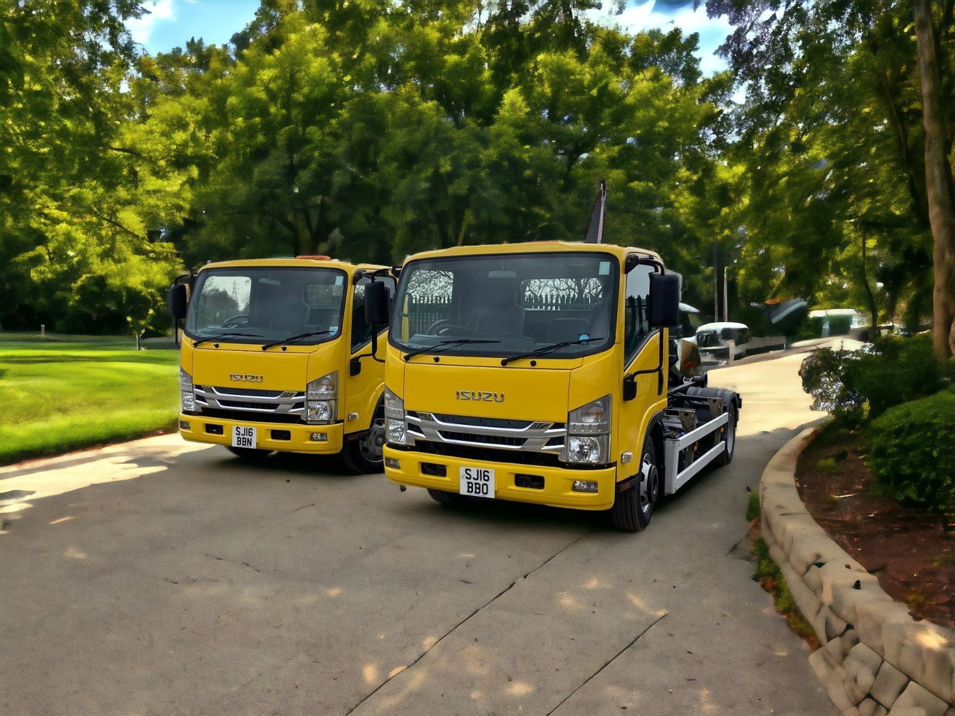 2016 ISUZU TRUCKS FORWARD N75.150 AUTO MULTILIFT XR5S HOOK LOADER/TIPPER >>--NO VAT ON HAMMER--<< - Image 2 of 12