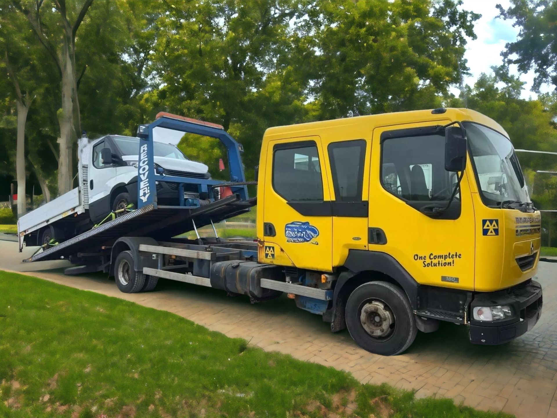 2002 RENAULT MIDLUM 10-TON CREW CAB TILT 'N' SLIDE >>--NO VAT ON HAMMER--<<