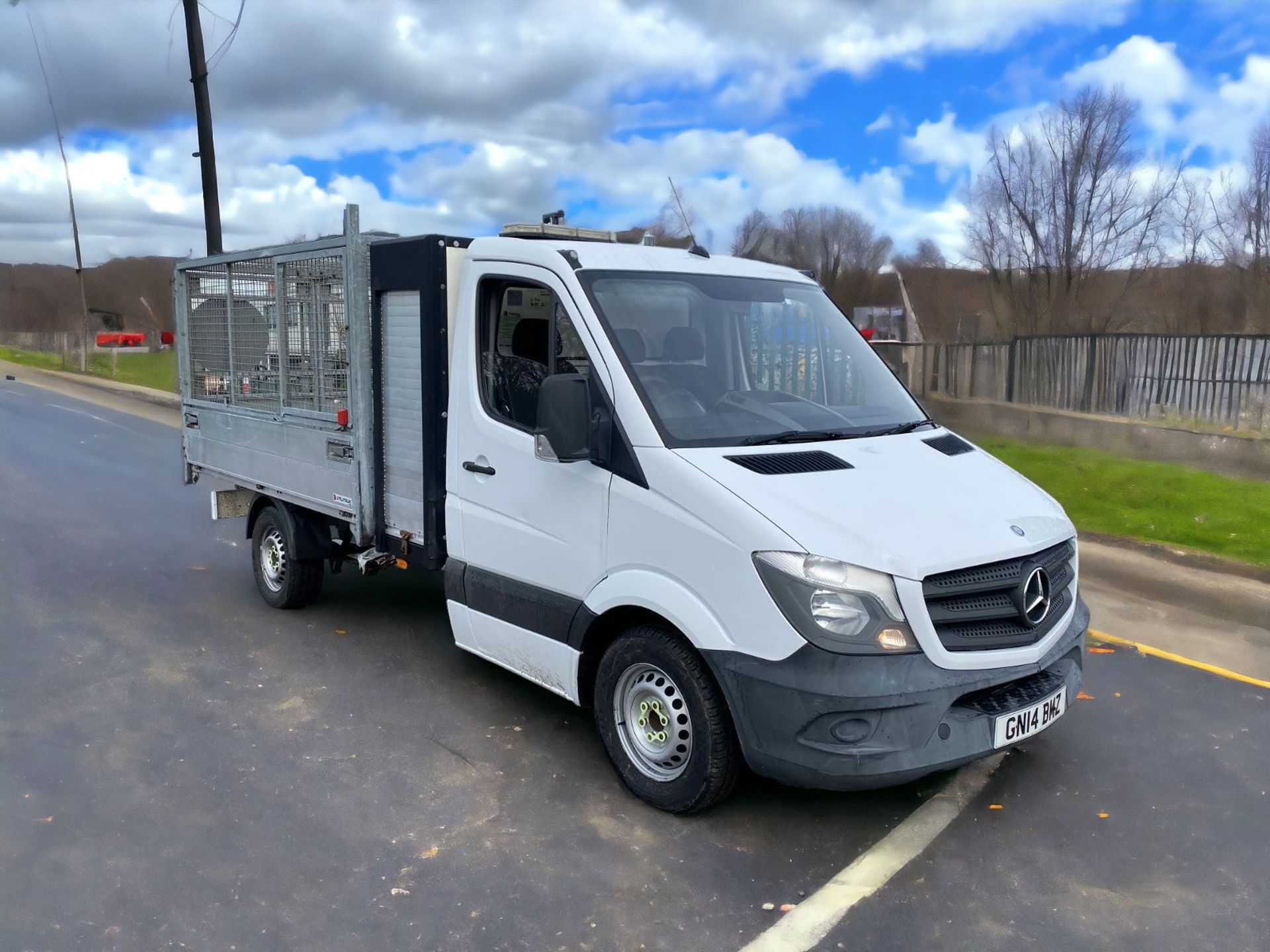2014 MERCEDES-BENZ SPRINTER 313 TWIN TURBO ALUMINIUM CAGE 10FT TIPPER TRUCK - Image 3 of 12