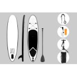 FREE DELIVERY - INFLATABLE PADDLE BOARD & ACCESSORIES - BLACK