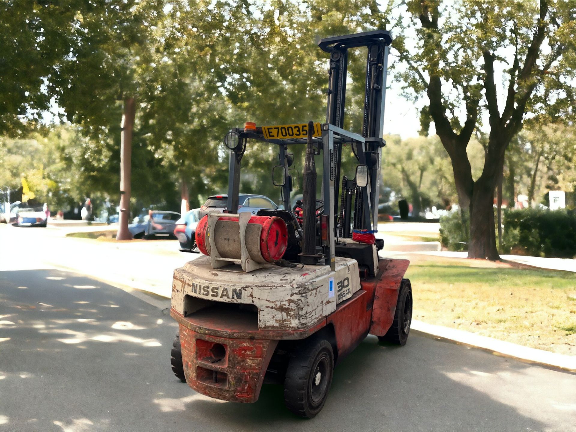 NISSAN LPG FORKLIFT - MODEL UGJ02A30U (1999) - Image 7 of 7