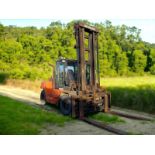 1998 DOOSAN D130S-5 FORKLIFT WITH SIDE SHIFT AND FORK POSITIONERS - ONLY 17300 HOURS