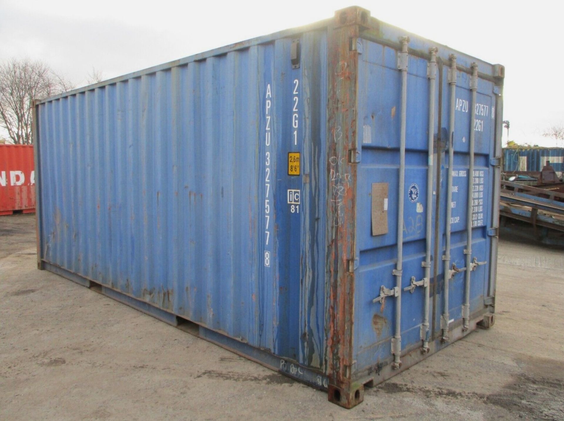 20 FEET LONG X 8 FEET WIDE SHIPPING CONTAINER: VERSATILE STORAGE SOLUTION - Image 8 of 10