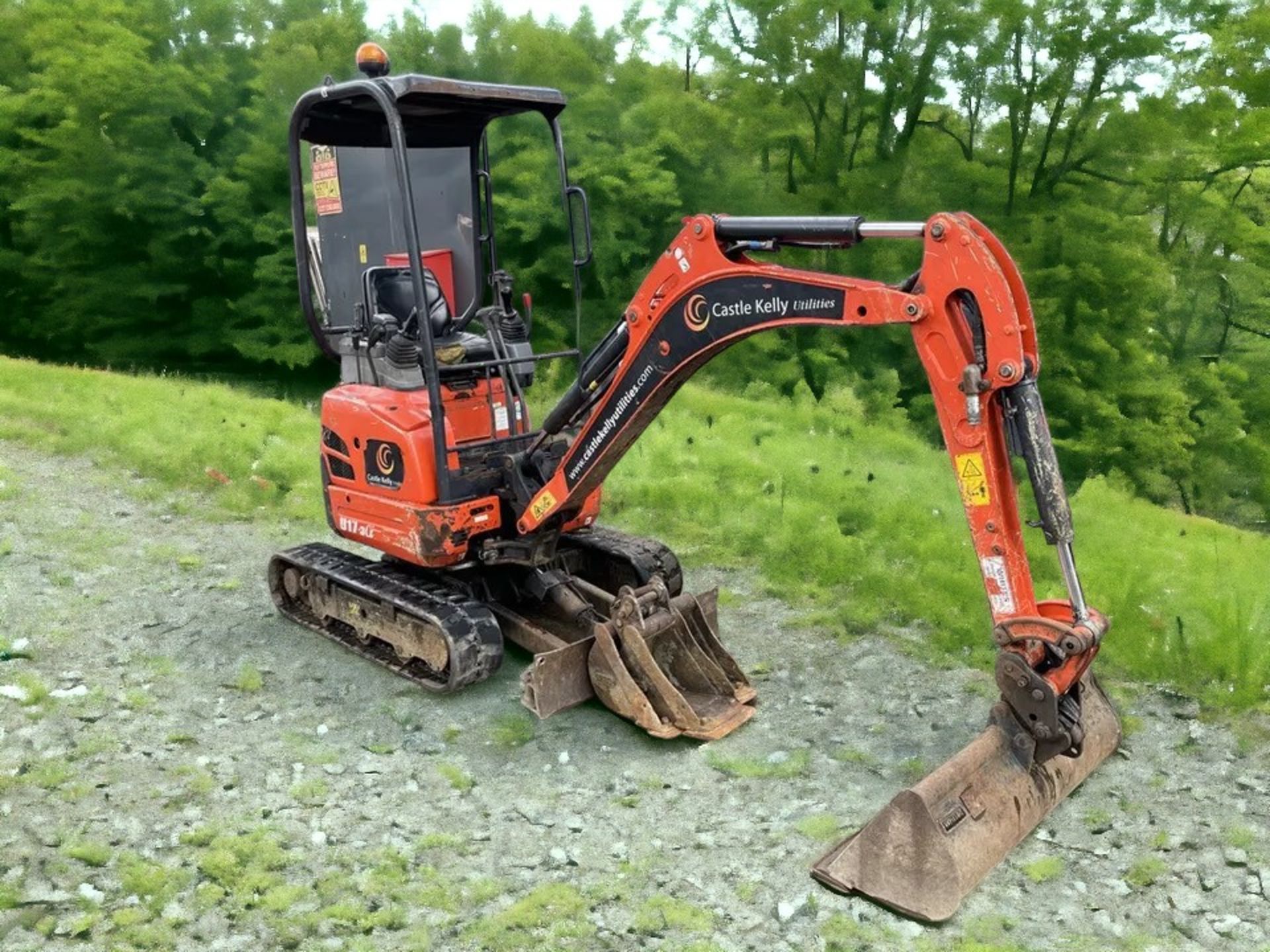 2020 KUBOTA U17-3 MINI EXCAVATOR - LOW HOURS, CANOPY, EXPANDABLE TRACKS