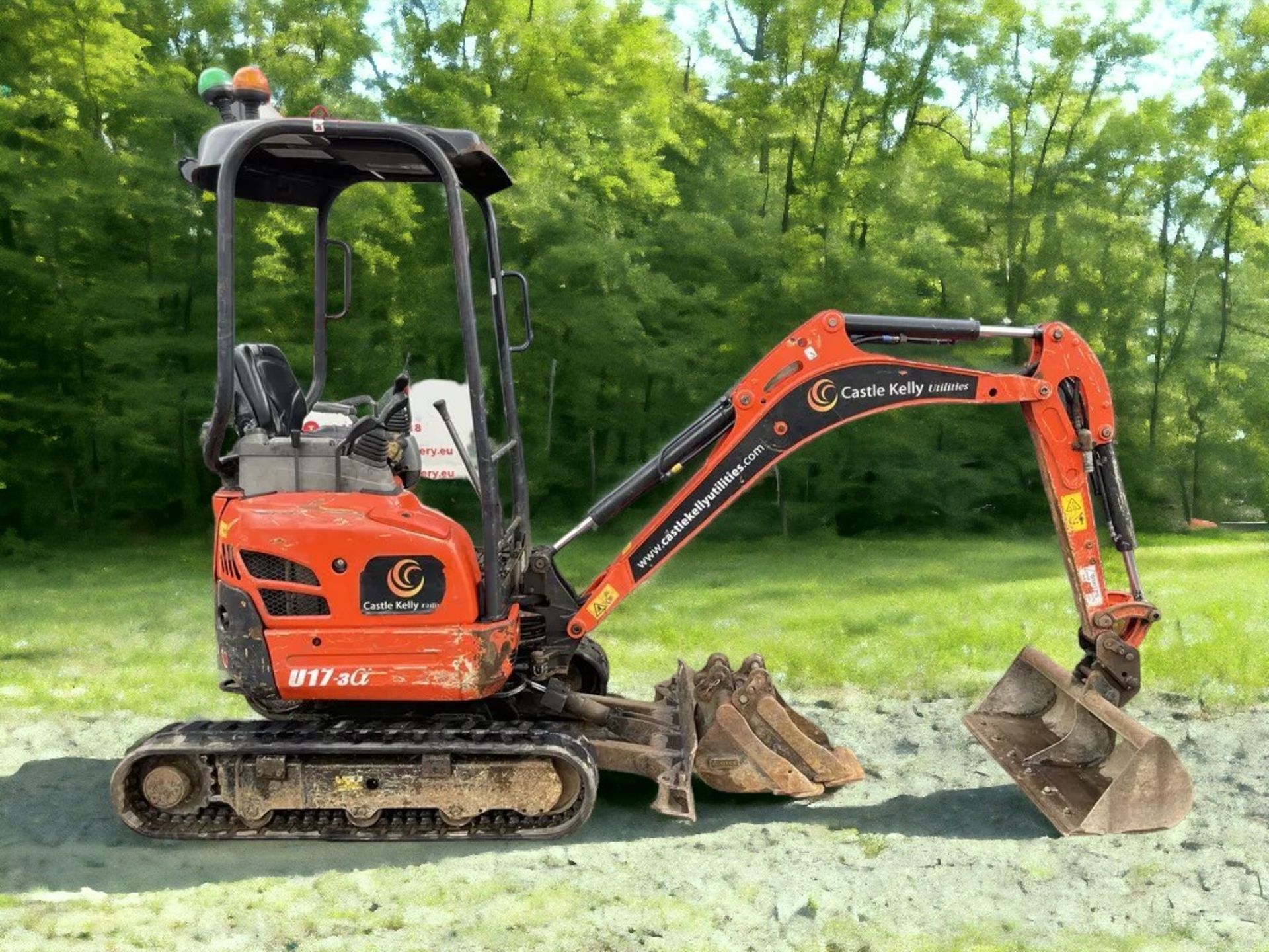 2020 KUBOTA U17-3 MINI EXCAVATOR - LOW HOURS, CANOPY, EXPANDABLE TRACKS - Image 2 of 10