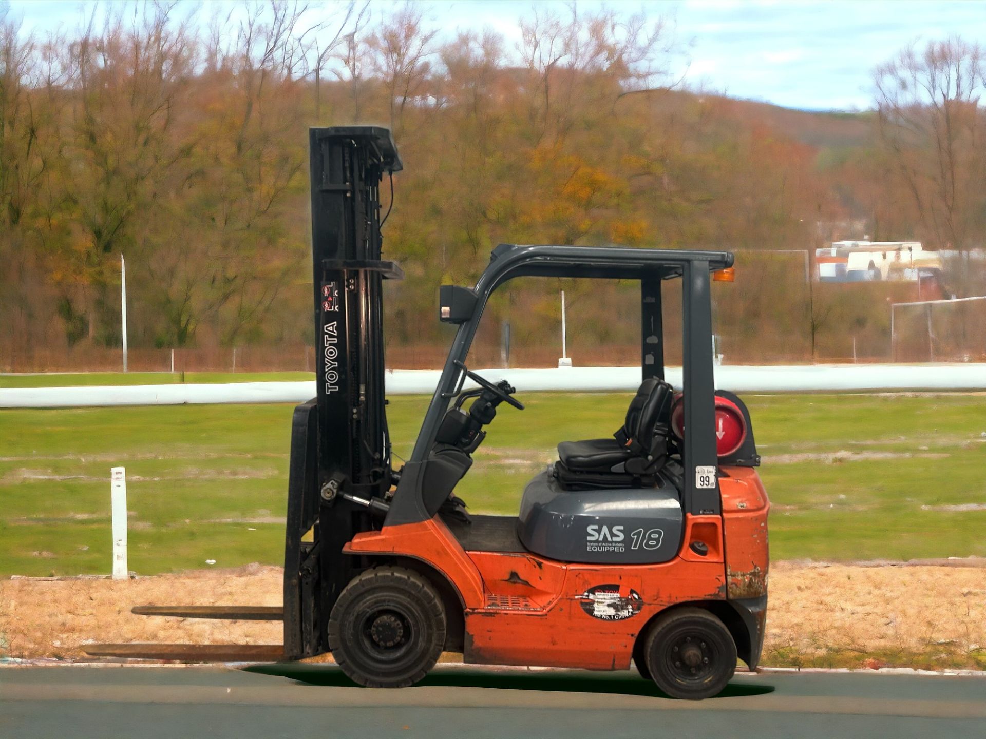 TOYOTA 42-7FGF18 LPG FORKLIFT - 2004