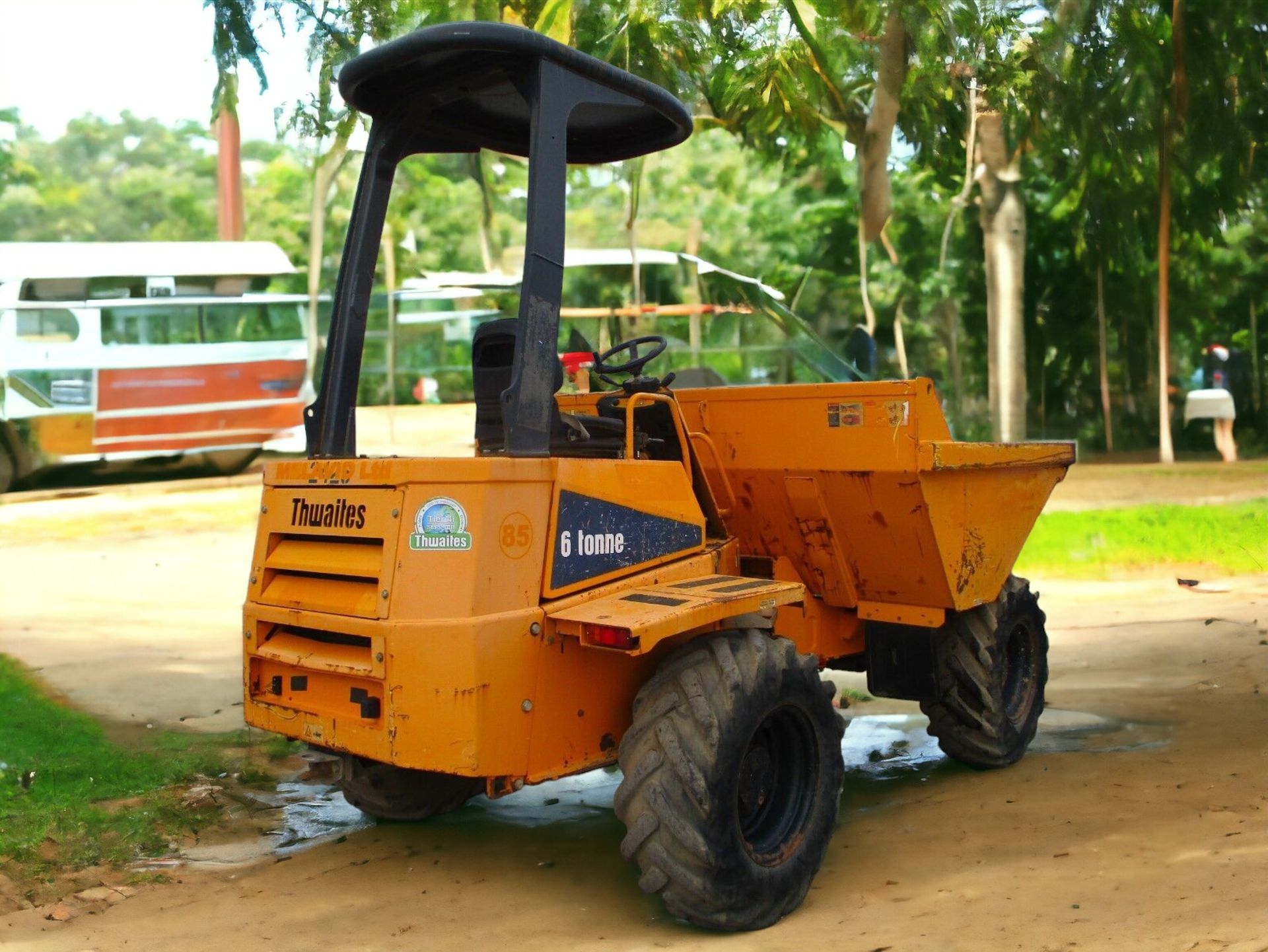 2014 THWAITES 6-TON DUMPER POWER CANOPY ROLL BAR - Image 4 of 12