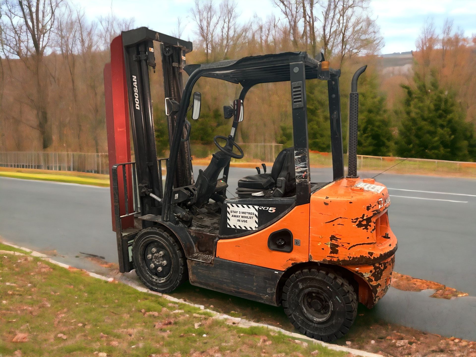 DOOSAN D25S-5 DIESEL FORKLIFT - 2012 - Image 3 of 6