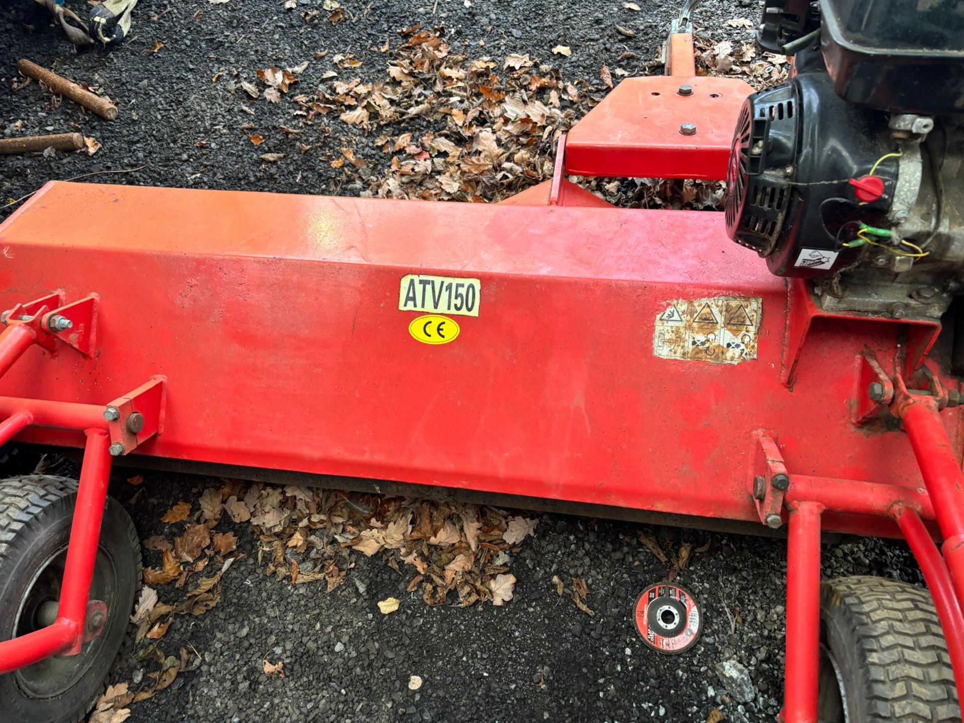 HIGH-PERFORMANCE ATV QUAD BIKE FLAIL MOWER: 4.5FT WIDE, 420CC ENGINE - EXCELLENT CONDITION! - Image 3 of 7