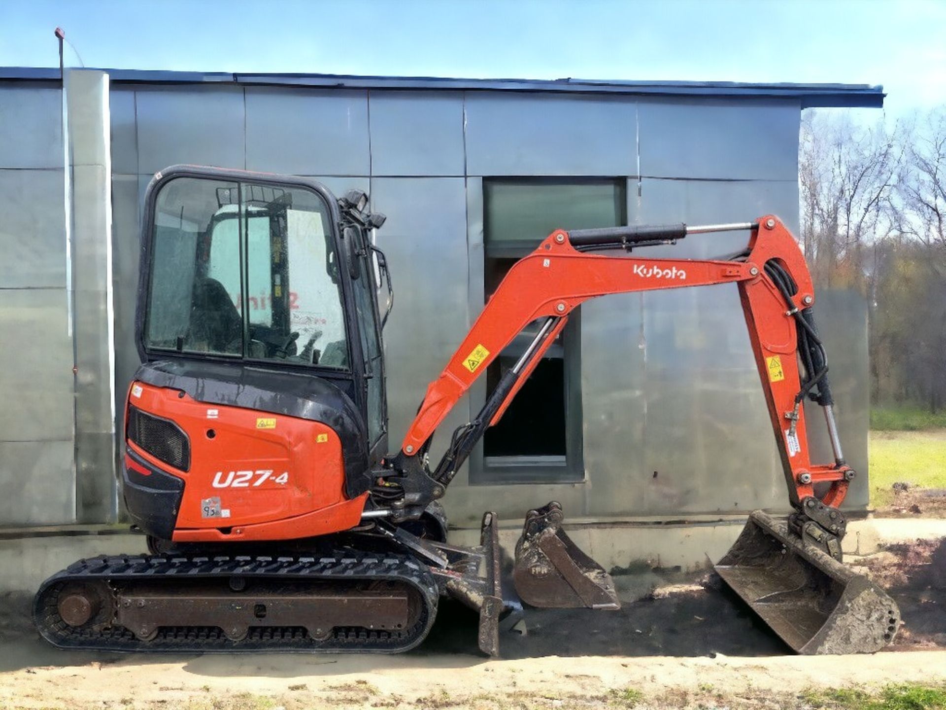 KUBOTA U27-4 MINI EXCAVATOR - Image 3 of 11