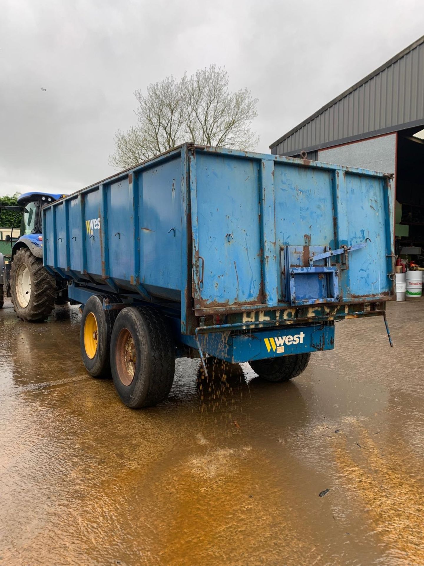 WEST 12T GRAIN TRAILER - Image 7 of 7