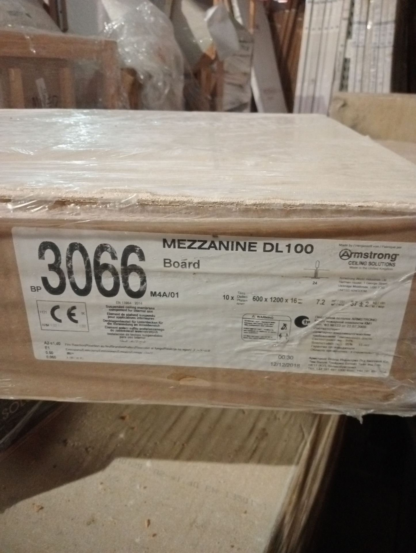 JOBLOT OF 12 X GRADE B ARMSTRONG MEZZANINE DL100 BOARD 3066 - Image 3 of 4