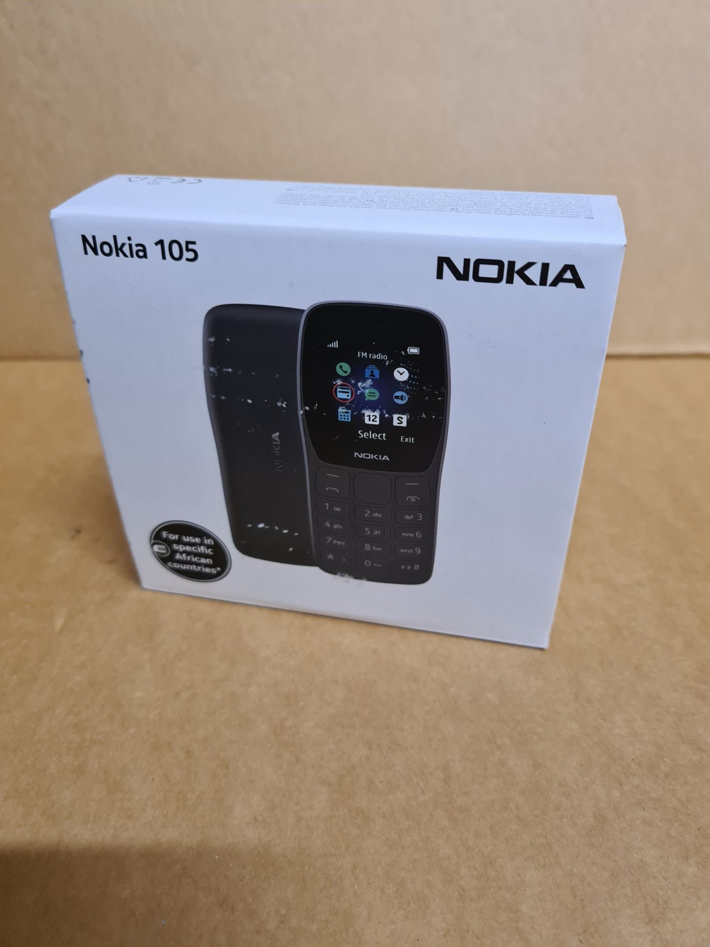 JOBLOT OF 50 X BRAND NEW NOKIA 105 - MOBILE PHONES - TA-1402 - UNLOCKED