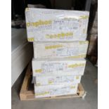 JOBLOT OF 5 BOXES ECOPHON ACOUSTIC CEILING TILES GRADE B - FOCUS LP TECHNICAL TILE