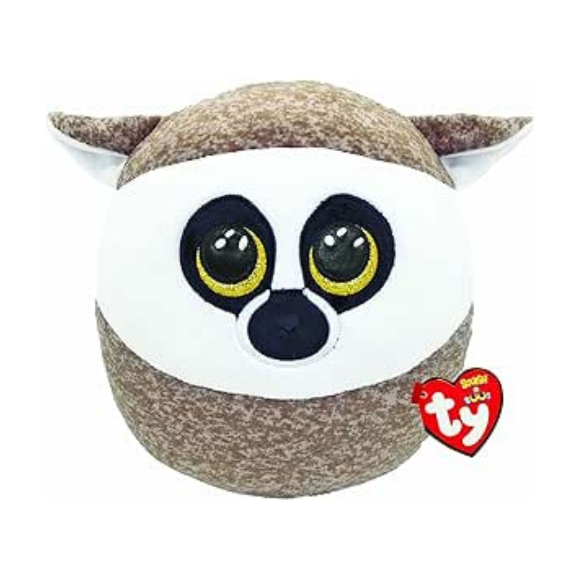 BOX OF 30 TY SQUISH-A-BOO 14" CUSHION - LINUS THE LEMUR