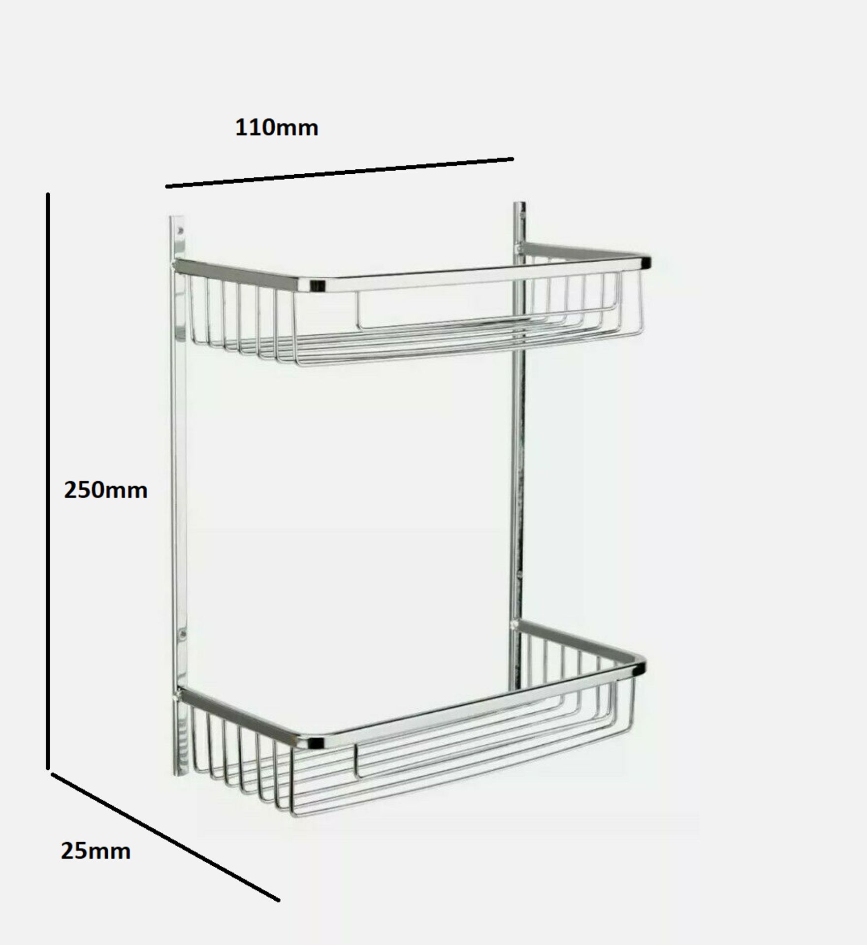 PALLET OF 240 X SHOWER WALL BASKETS