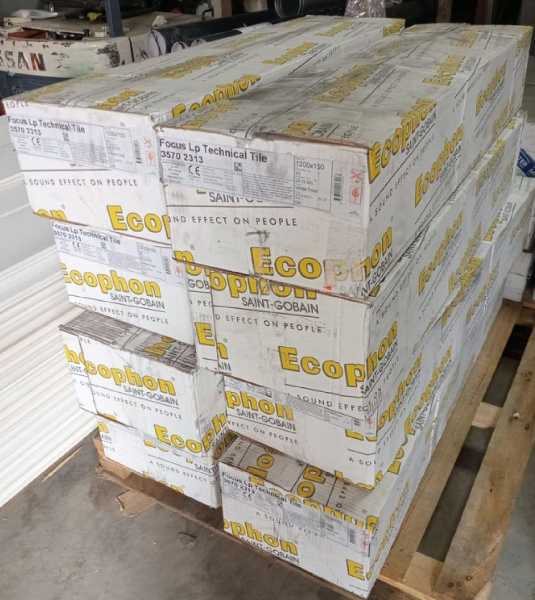 JOBLOT OF 8 BOXES ECOPHON CEILING TILES - GRADE B