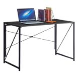 FULL PALLET OF HALTER FOLDING COMPUTER DESKS - 39.5" FOR HOME & OFFICE - BLACK, 20 DESKS