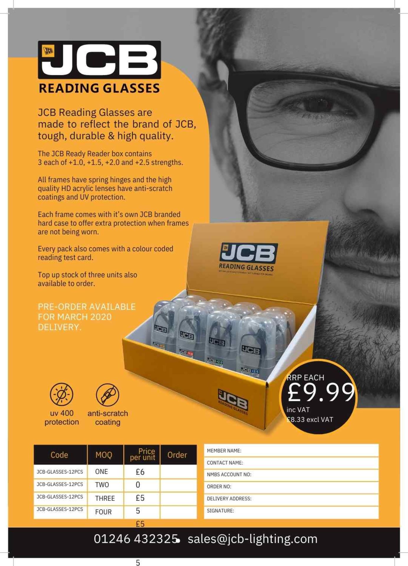 BRANDED GOODS - APPROX RSP £4100 - JCB - DURACELL - STANLEY (LIGHT BULBS, READING GLASSES) - Bild 5 aus 18