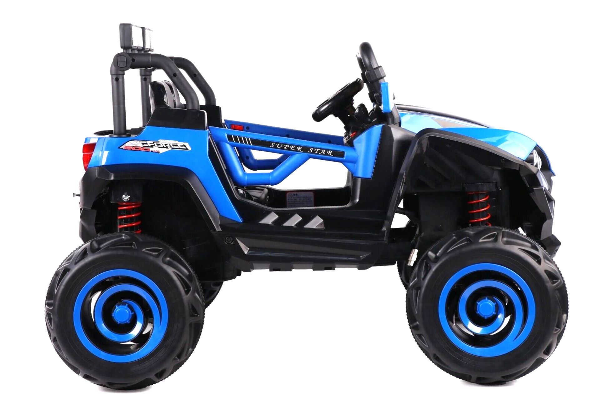 JOB LOT 5 X BLUE 4X4 ATV/UTV KIDS BUGGY JEEP ELECTRIC CAR WITH REMOTE BRAND NEW BOXED - Bild 3 aus 5