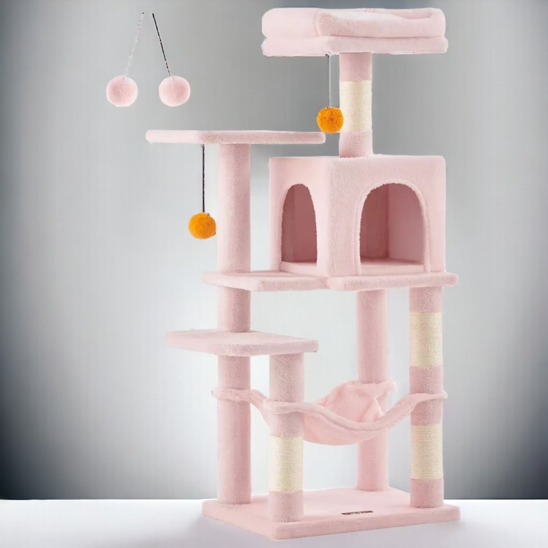 FREE DELIVERY - BRAND NEW CAT TREE CAT CANDO 112 CM CAT TOWER MULTILEVEL PLUSH CAT CONDO 4