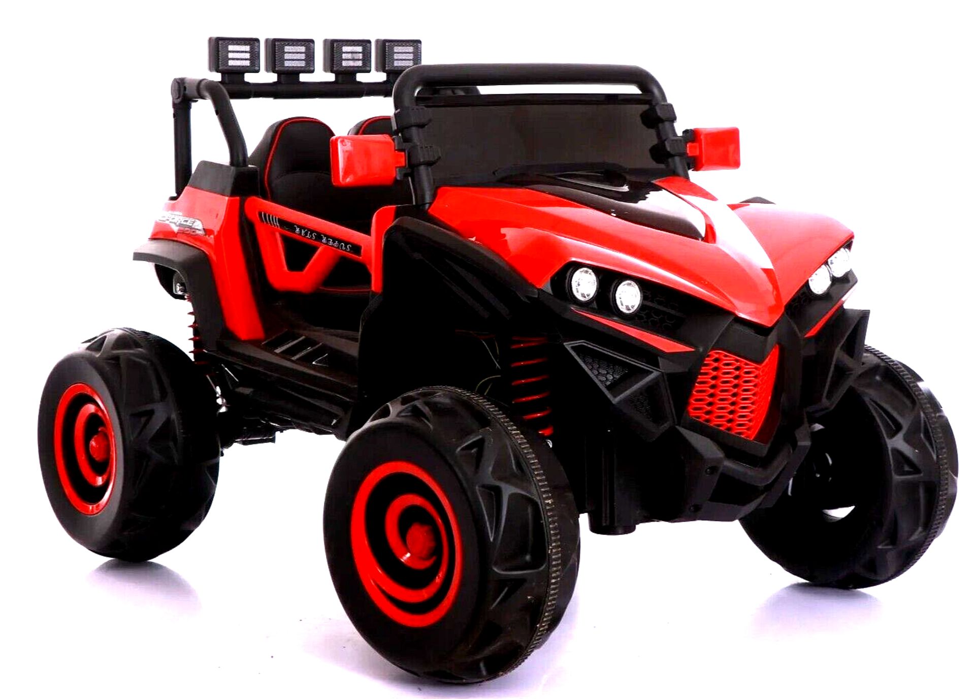 RED 4X4 ATV/UTV KIDS BUGGY JEEP ELECTRIC CAR WITH REMOTE BRAND NEW BOXED - Bild 2 aus 6