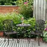 FREE DELIVERY - BRAND NEW 3 PCS COFFEE TABLE CHAIRS OUTDOOR GARDEN FURNITURE SET