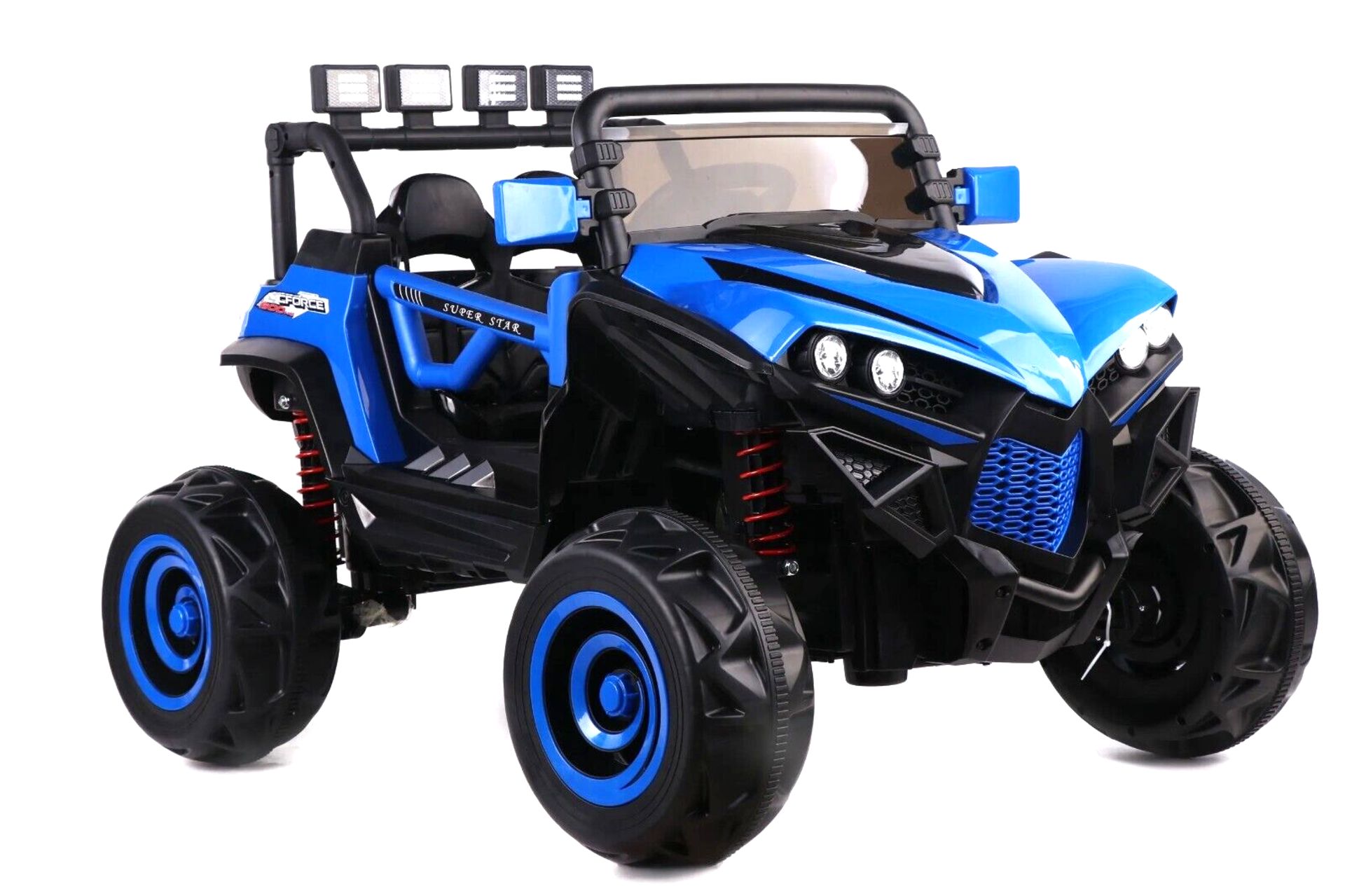 JOB LOT 5 X BLUE 4X4 ATV/UTV KIDS BUGGY JEEP ELECTRIC CAR WITH REMOTE BRAND NEW BOXED - Bild 2 aus 5